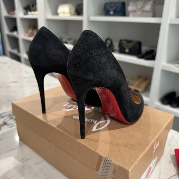 Christian Louboutin Black Eloise 100 Pump - Picture 6 of 7
